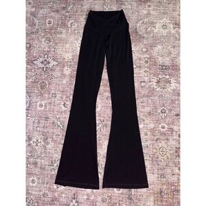 OFFLINE by Aerie Real Me Flare Leggings High Rise Crossover Waist Black Small